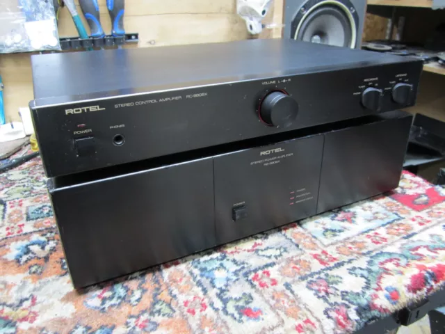 Rotel Rc-980Bx Pre-Amp + Rb-980Bx Power Amplifier