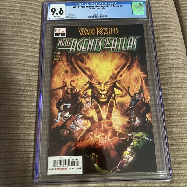 “War Of The Realms: New Agents Of Atlas” #2 CGC 9.6 1st Full Sword Master
