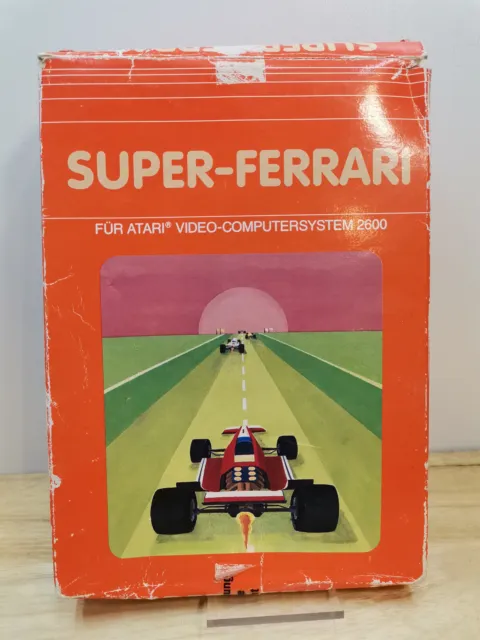 Atari 2600 Jeu - Super-Ferrari (avec Emballage D'Origine )