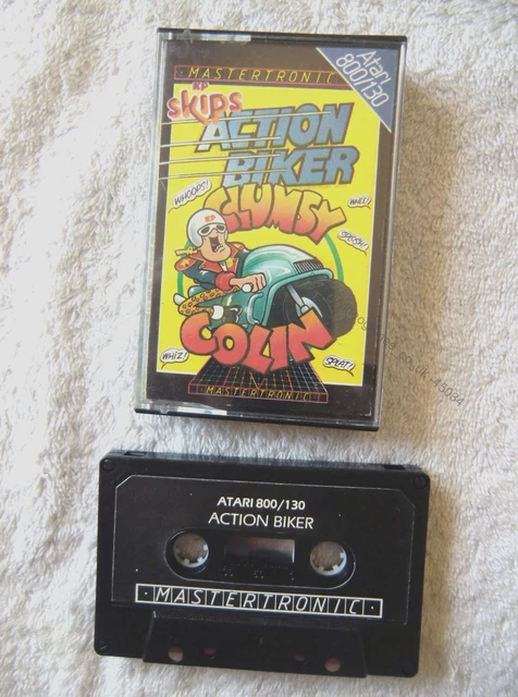 41627 KP SKIPS Action Biker Clumsy Colin - Atari XL/XE (1985) IC
