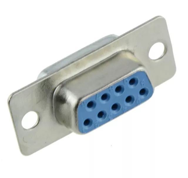 5 x 9-Way D Sub Connector Female Socket Solder Lug