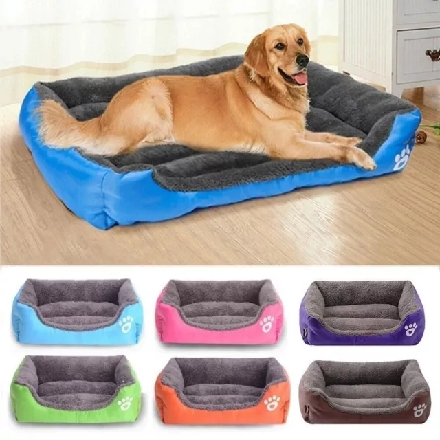 Pet Dog Cat Bed Puppy Cushion House Soft Warm Kennel Mat Pad Washable