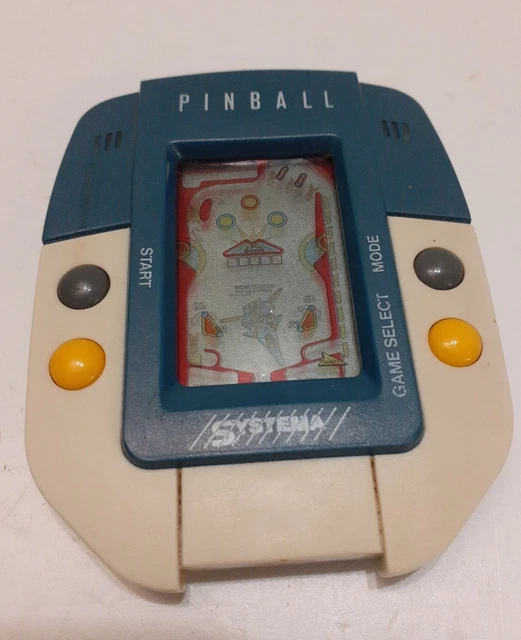 VINTAGE SYSTEMA "Pinball" 1980's / 90's LCD Handheld Electronic Game