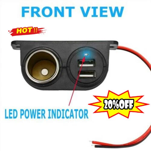 Zigarettenanzünder-Stecker 12/24V - 5 Stück Mit Sicherungen Für Auto-Kompressor