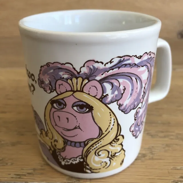 1980 Miss Piggy Kiln Craft Tea For Two Jim Hensons Muppet Show England Excellent