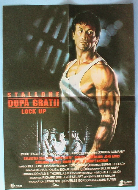 MOVIE POSTER=LOCK UP /Dupa gratii=(Sylvester Stallone, Donald ...
