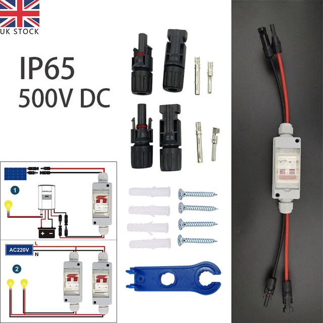 PV ISOLATOR SWITCH DC500V IP65 Disconnect Circuit Breaker For Solar