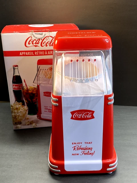Coca-Cola Coke Red Mini Countertop Popcorn Machine by Nostalgia - CL0