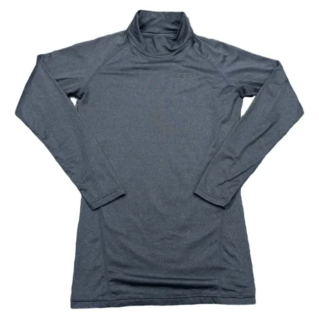 Tesla Shirt Adult Size Small S Dray Long Sleeve Mock Neck Athletic w/ Logo
