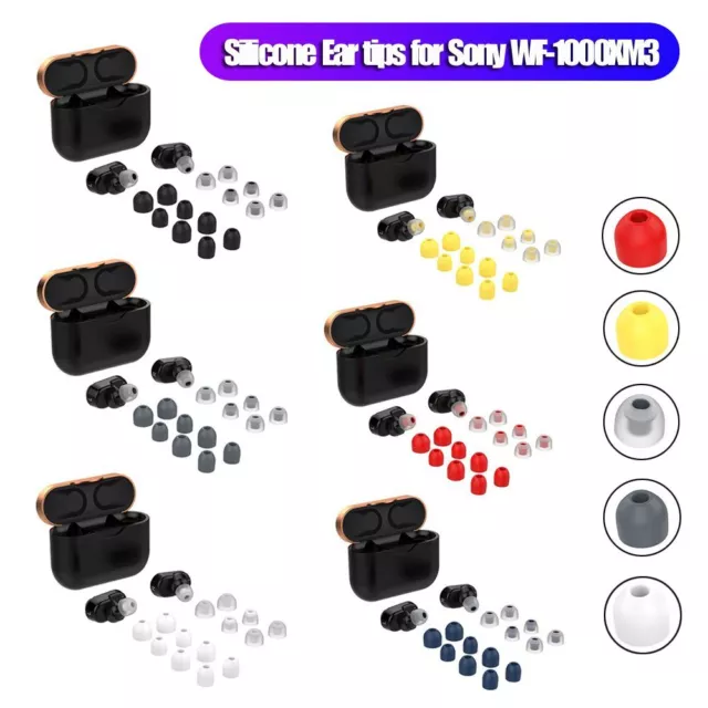 Cover Replacement For Sony WF-1000XM3 T200 Eartips Earbuds Silicone Ear Tips