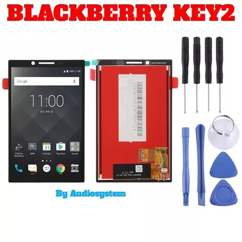 Display Lcd+Touch Screen Blackberry Key2 Keytwo Keyone2 Bbf100-1 +Attrezzi Vetro