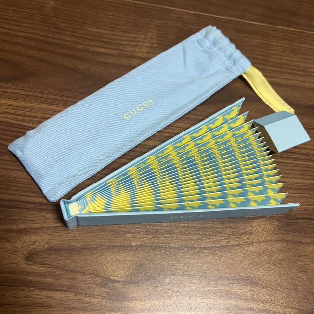 GUCCI folding fan paper fan rare not for sale