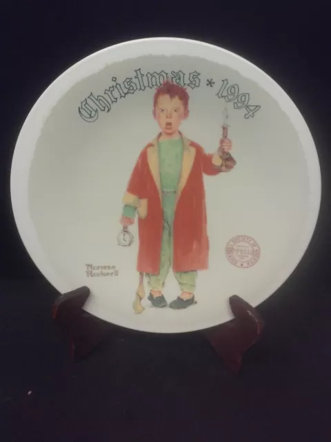 Norman Rockwell collector plate " CHRISTMAS MARVEL "