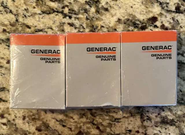 3  Pack- 070185ES Generac Oil Filter for Air-Cooled and Portable Generators New