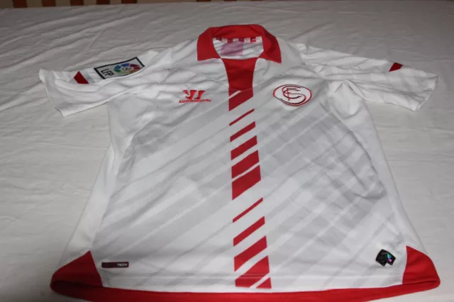 Camiseta De Futbol Oficial Sevilla Fc Marca Warrior Talla S Muy Cotizada