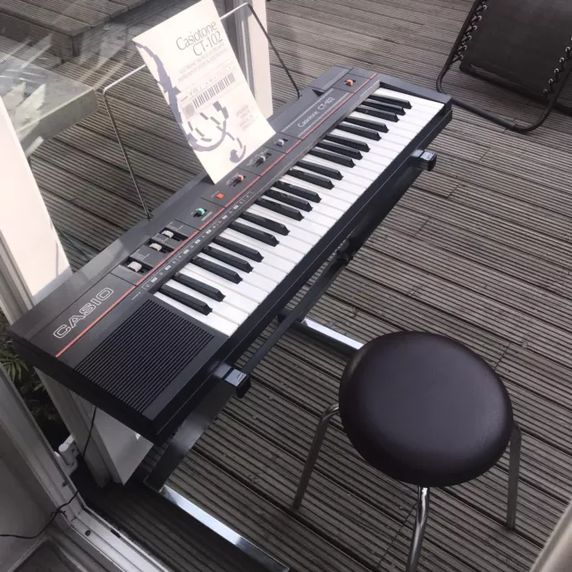 CASIO CASIOTONE CT 102 Music KEYBOARD With Charger Stool Stand 50.00 PicClick UK