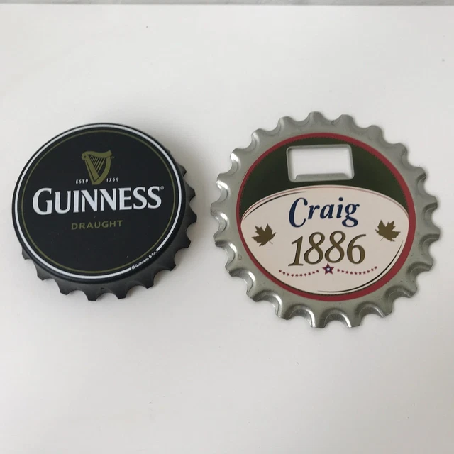 GUINNESS BOTTLE OPENER Fridge Craig Pub Bar Beer Mancave Man