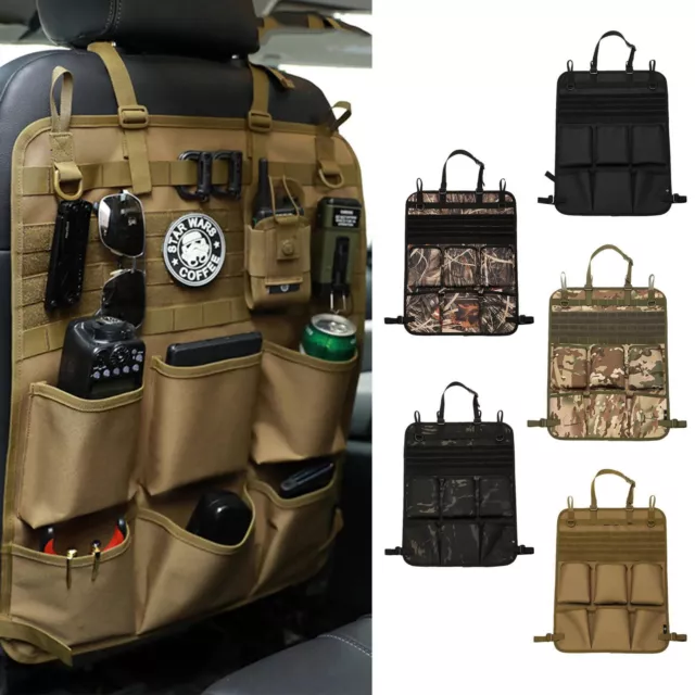 Auto Car Back Seat Hanging Bag Travel Storage Holder Organizer Military Green