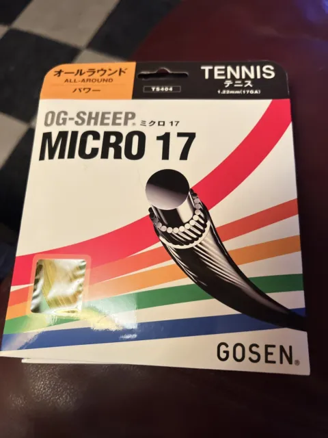 Gosen OG-Sheep Micro Tennis Strings 17g