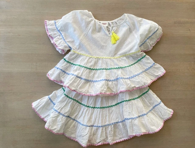 Abito estivo per ragazze White Seed, taglia 10