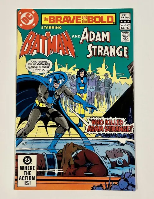Brave and the Bold #190 Batman & Adam Strange DC Comics 1982