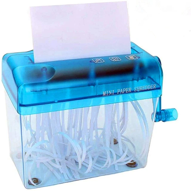 Hand Shredder for A6 Size, Manual Paper Shredder - Paper Cutter for Paper, No...