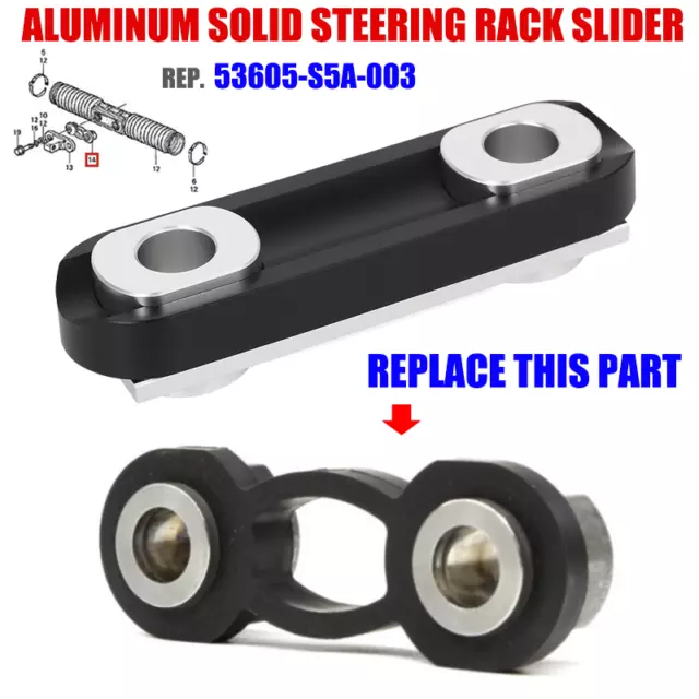 ALUMINUM SOLID STEERING RACK SLIDER FOR HONDA CIVIC EP3 DC5 Acura RSX TYPE S