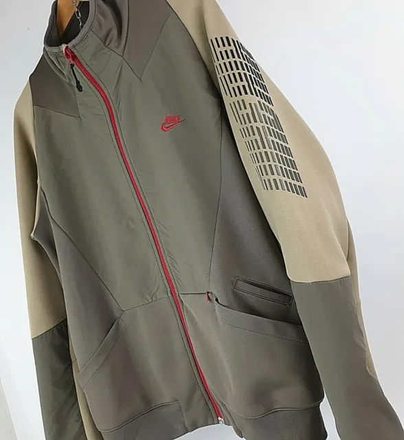 Tuta top Nike Air Jacket retrò argento taglia M