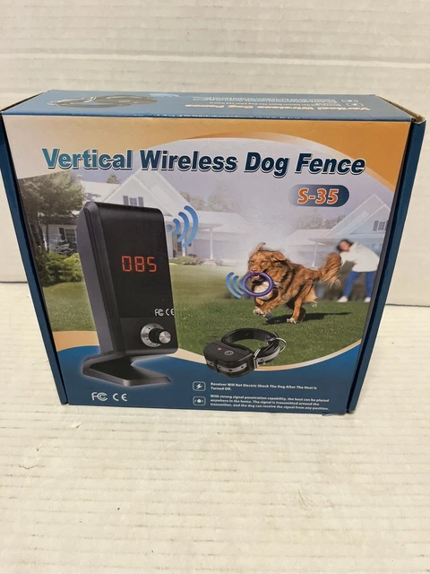 Vertical Wireless Fence Manuel S-35 Vibrate/Electric (OPEN BOX )