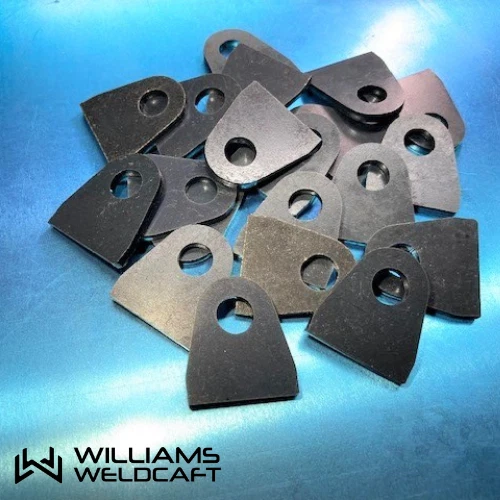 thumbnail image 2 of Race Parts Direct Universal Weld-On Shock Strut Tabs – 3/16" Thick Steel With 1/2" Hole 2 of 5