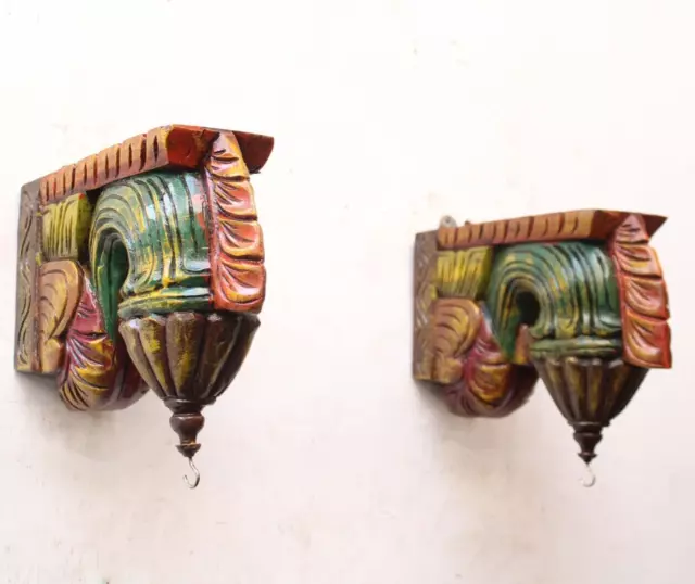 Plant / Lamp Hanger Hook Wall Bracket Corbel Pair Bodhil Vintage Home Decor