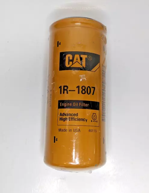 Genuine Caterpillar 1R-1807 Advanced High Efficiency OEM Oil Filter