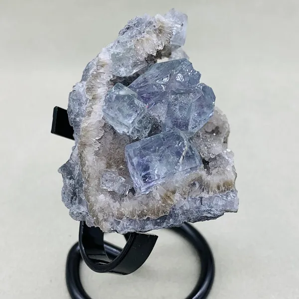 103g Natural Green fluorite Quartz Crystal Cluster mineral specimens healing+sta