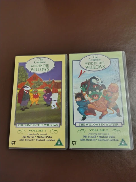 THE COMPLETE WIND In The Willows Volumes 1 & 2 On VHS Video Cassette ...