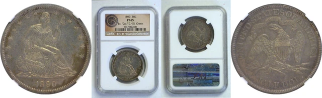 1890 Seated Liberty Half Dollar NGC PR-65