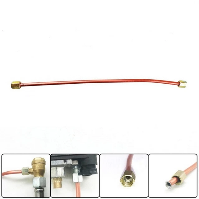 Haute Qualité Échappement Tube Air Tuyau 400 MM Accessoires Cuivre Toneb G1/8