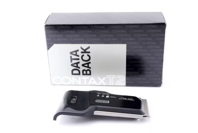Near Mint CONTAX T2 Data Back Panel w/Box for T2 T2D D 35mm MIJ In Stock 1073364