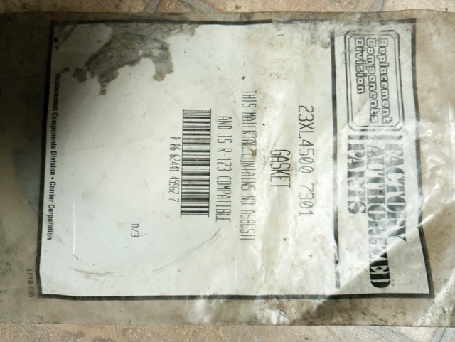 Carrier  23Xl4500-7301 Gasket