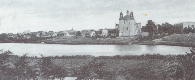 Tremessen/ Trzemeszno- Blick zum Dom (Prov. Posen) 1925