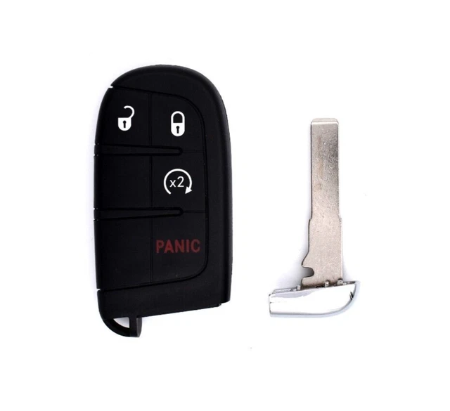 2 Remote Smart Key Fob Shell Case 4B For 2015 - 2022 Jeep - Foto 11