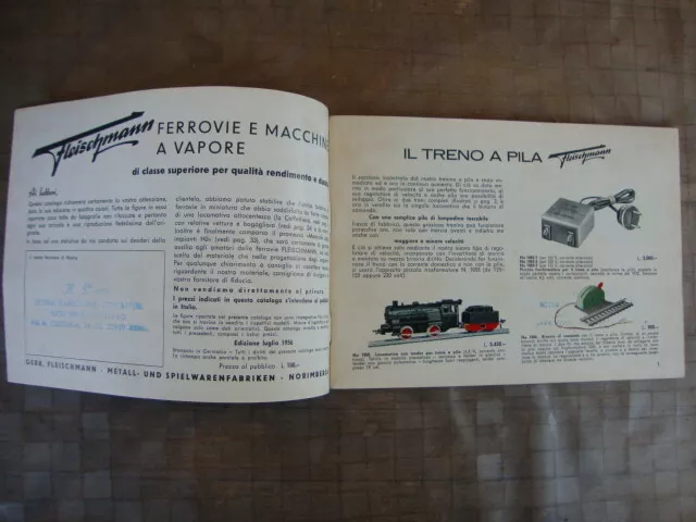 catalogo FLEISCHMANN 1956 ITALIANO-Treni Modello - Macchine a vapore 2