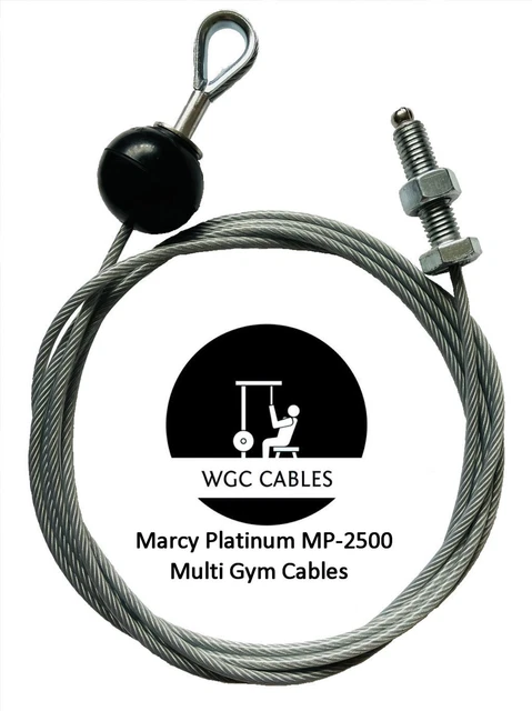 MARCY PLATINUM MP 2500 nylon coated multi gym cables 5 cable options available 21.00 PicClick UK