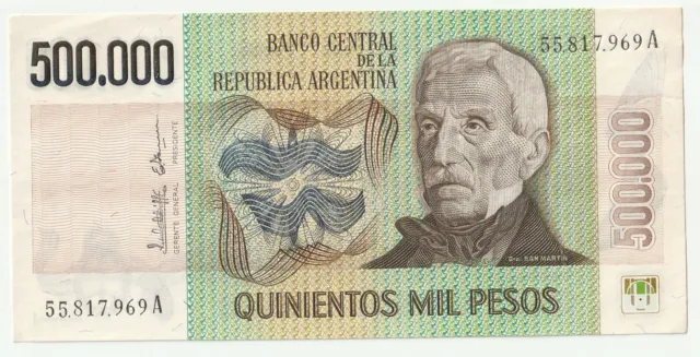 ARGENTINA 500000 Pesos ND aUNC, P-309(2)