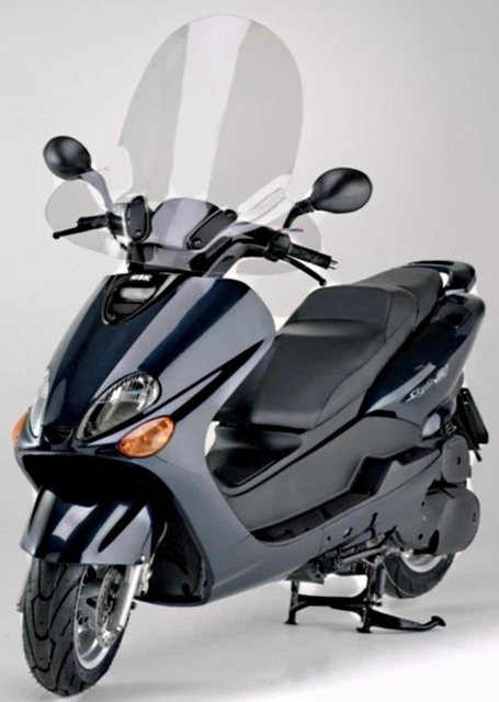 Windschutzscheibe Für MBK Skyliner 125/150/180cc – Höhe 740 Mm, Breite 680 Mm, Inkl. Montagesatz