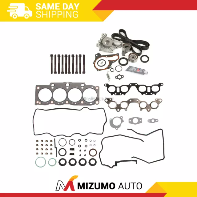 Head Gasket Set Timing Belt Kit Water Pump Fit 96-00 Toyota RAV4 3SFE