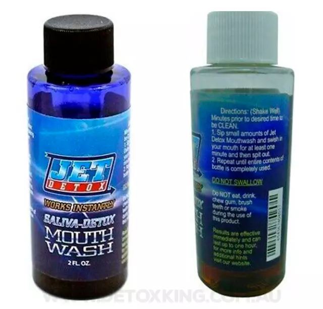 Jet Saliva Detox Mouthwash Twice Size Ultra Klean Wash Saliva Cleansing  60ml