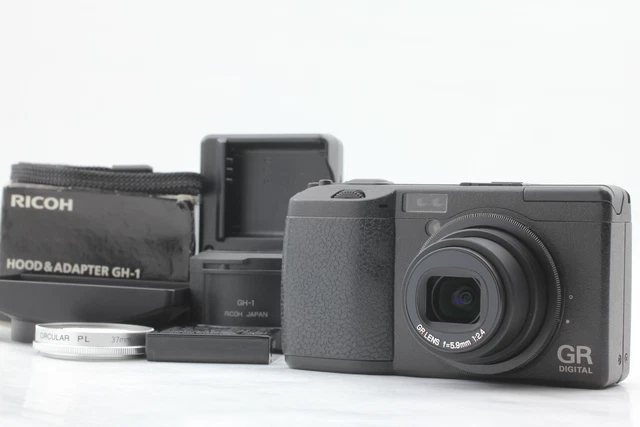 [Near MINT] RICOH GR DIGITAL 8.1MP BLACK Dgitial Camera From JAPAN
