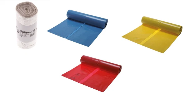 Müllbeutel und Müllsäcke Premiumqualität aus Polyethylen (PE)