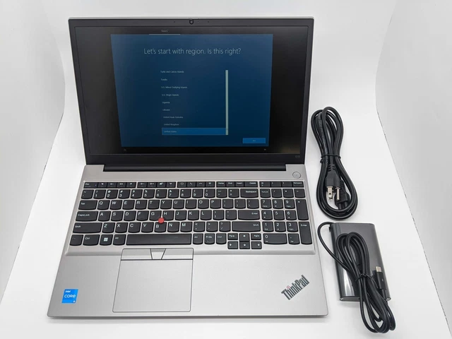 Lenovo E15 4th Gen 15 FHD I5-1235U 256GB SSD 16GB W10P Backlit Keyboard