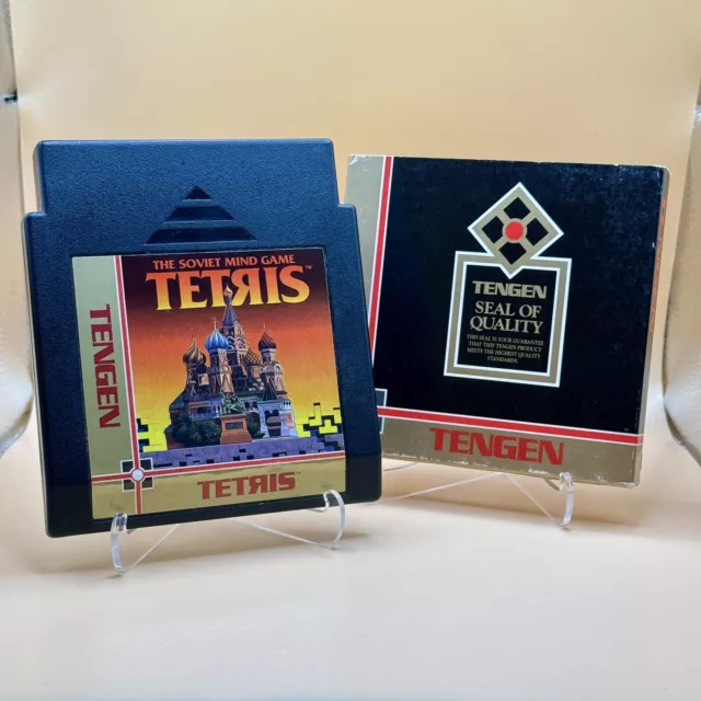 NES Tengen Tetris The Soviet Mind Game - Authentic RARE